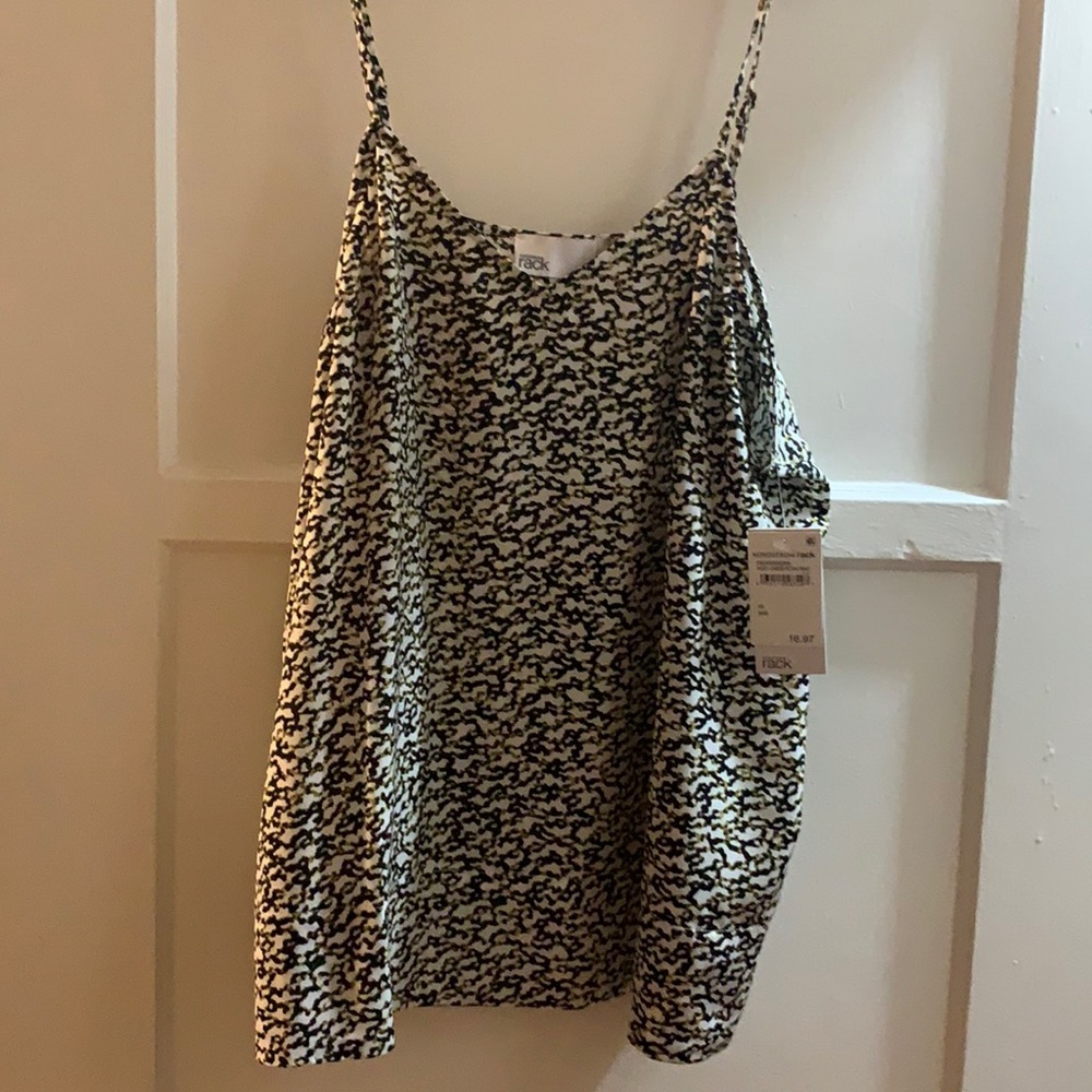 Silky multicolored Tank